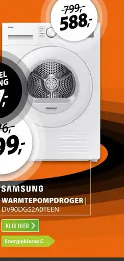 Expert Samsung DV90DG52A0TEEN aanbieding