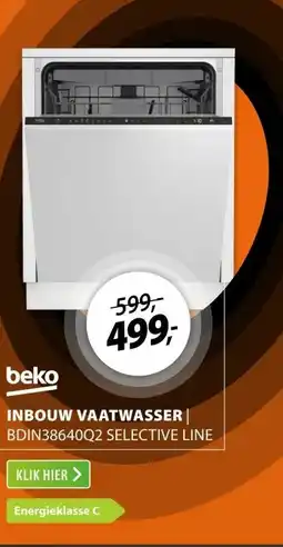 Expert Beko BDIN38640Q2 Selective Line aanbieding