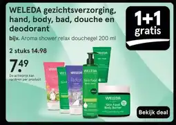 Etos WELEDA gezichtsverzorging, hand, body, bad, douche en deodorant aanbieding