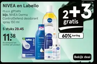 Etos NIVEA en Labello aanbieding