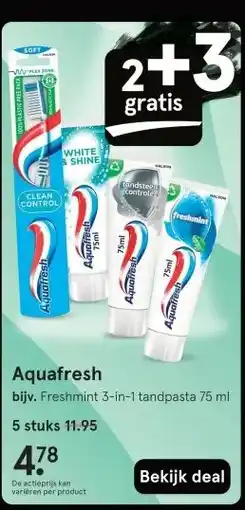 Etos Aquafresh aanbieding