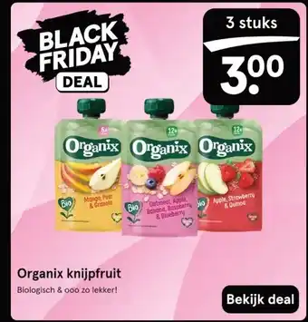 Etos Organix knijpfruit aanbieding