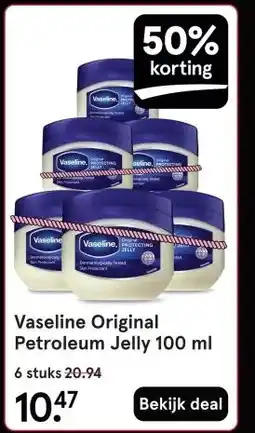 Etos Vaseline Original Petroleum Jelly 100 ml aanbieding
