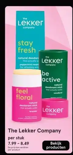 Etos The Lekker Company aanbieding
