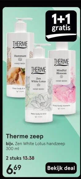 Therme zeep aanbieding bij Etos