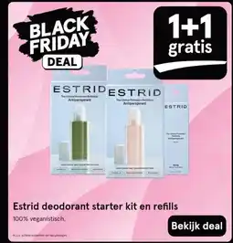 Etos Estrid deodorant starter kit en refills aanbieding