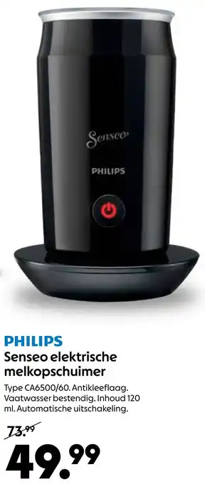 AllesZ PHILIPS Senseo elektrische melkopschuimer aanbieding