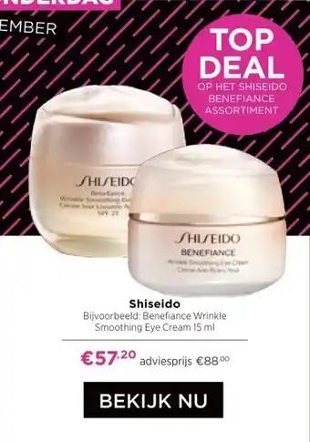 ICI Paris XL Shiseido aanbieding