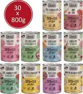 Bol.com MAC’s Kattenvoer Natvoer Blik Mixpakket 30 x 800g + kattensnoepjes aanbieding