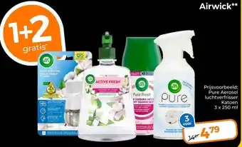Trekpleister Prijsvoorbeeld: Pure Aerosol luchtverfrisser aanbieding