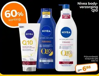 Trekpleister Nivea body- verzorging Q10 aanbieding