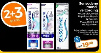 Trekpleister Sensodyne mond- verzorging aanbieding