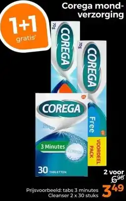 Trekpleister Corega mond-verzorging aanbieding