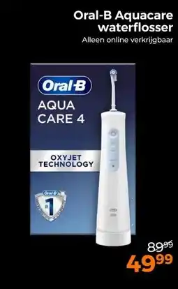 Trekpleister Oral-B Aquacare waterflosser aanbieding