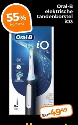 Trekpleister Oral-B elektrische tandenborstel i03 aanbieding