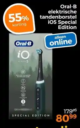 Trekpleister Oral-B elektrische tandenborstel iO5 Special Edition aanbieding
