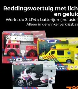 Trekpleister Reddingsvoertuig met lichten geluid aanbieding