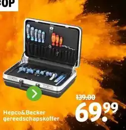 GAMMA Hepco&Becker gereedschapskoffer aanbieding