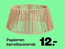 Kwantum Papieren kerstboomrok aanbieding