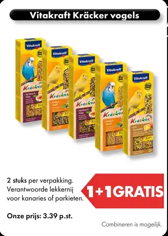 Huisdier Voordeelshop Vitakraft Kräcker vogels aanbieding