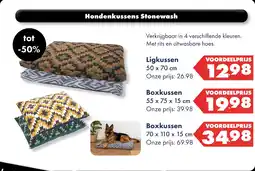 Huisdier Voordeelshop Hondenkussens Stonewash aanbieding