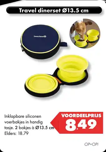 Huisdier Voordeelshop Travel dinerset Ø13.5 cm aanbieding