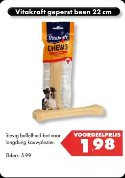 Huisdier Voordeelshop Vitakraft geperst been 22 cm aanbieding