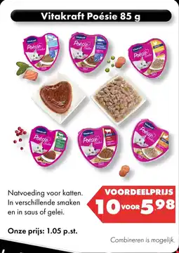 Huisdier Voordeelshop Vitakraft Poésie 85 g aanbieding