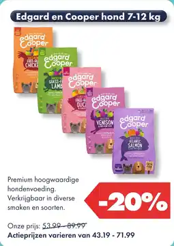 Huisdier Voordeelshop Edgard en Cooper hond 7-12 kg aanbieding