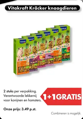 Huisdier Voordeelshop Vitakraft Kräcker knaagdieren aanbieding