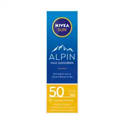 Kruidvat Nivea Sun Alpin SPF50 Face Zonnebrandcrème aanbieding