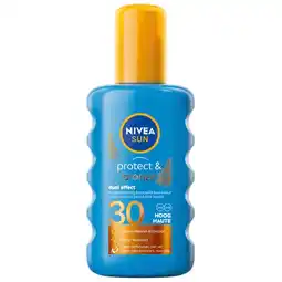 Kruidvat NIVEA Sun Protect & Bronze SPF30 Zonnebrandspray aanbieding