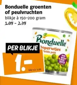 Poiesz Bonduelle groenten of peulvruchten aanbieding