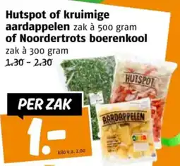 Poiesz Hutspot of kruimige aardappelen of Noordertrots boerenkool aanbieding