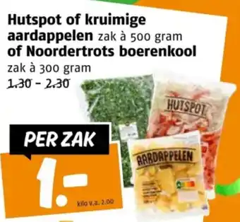 Poiesz Hutspot of kruimige aardappelen of Noordertrots boerenkool aanbieding