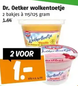 Poiesz Dr. Oetker wolkentoetje aanbieding