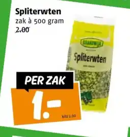 Poiesz Spliterwten aanbieding