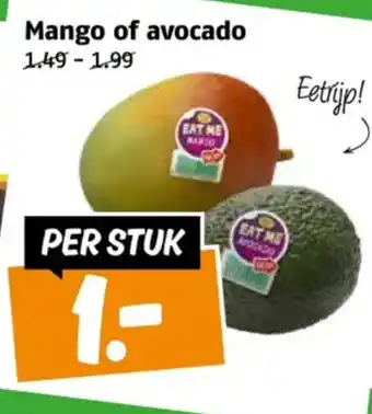 Poiesz Mango of avocado aanbieding