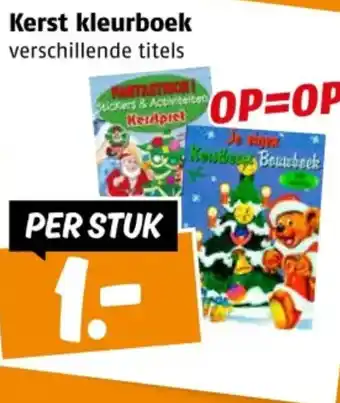 Poiesz Kerst kleurboek verschillende titels aanbieding