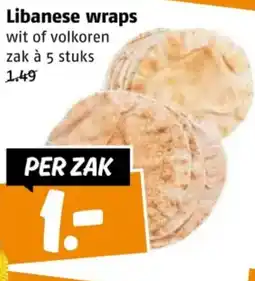 Poiesz Libanese wraps aanbieding