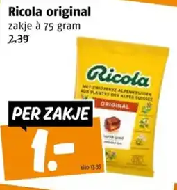 Poiesz Ricola original aanbieding