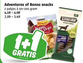 Poiesz Adventuros of Bonzo snacks aanbieding