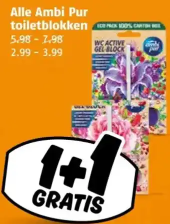 Poiesz Alle Ambi Pur toiletblokken aanbieding