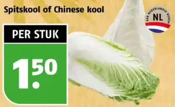 Poiesz Spitskool of Chinese kool aanbieding