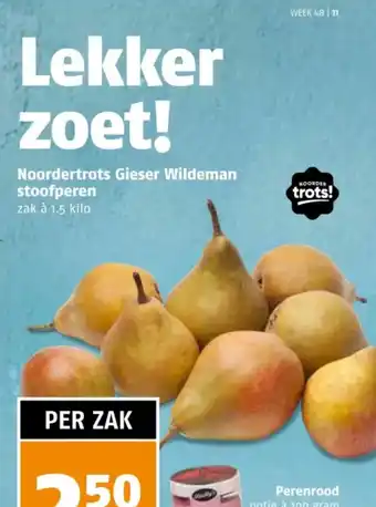 Poiesz Noordertrots Gieser Wildeman stoofperen aanbieding