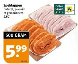 Poiesz Speklappen naturel, gekruid of gemarineerd aanbieding