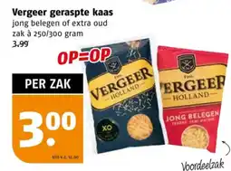 Poiesz Vergeer geraspte kaas aanbieding