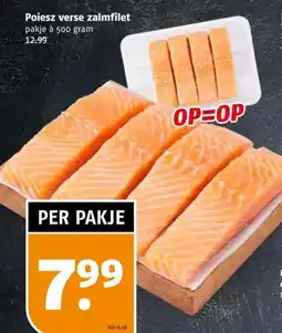 Poiesz Poiesz verse zalmfilet aanbieding