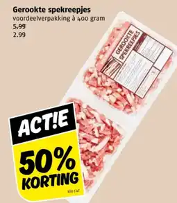 Poiesz Gerookte spekreepjes aanbieding