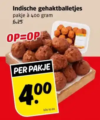 Poiesz Indische gehaktballetjes aanbieding